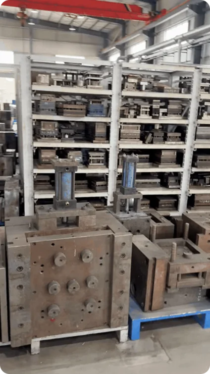 Custom molds in the factory