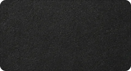 Sanded black finish