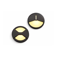 Recessed wall luminaire fixtures